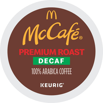 McCafe Decaf Keurig Pods – Simple Brew Solution for Intentional One or Two-Person Households, Medium Roast 32 Count