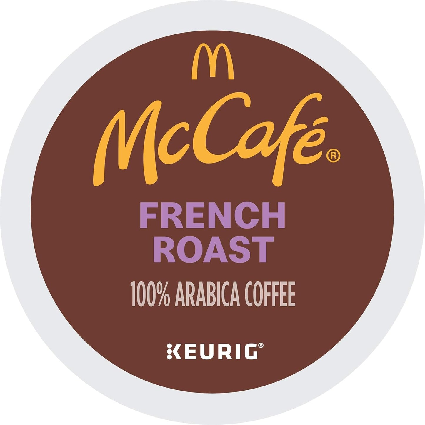 McCafe French Roast K-Cup Pods for Dorm Room Workstation, Single-Serve Dark Roast Coffee for Student Focus