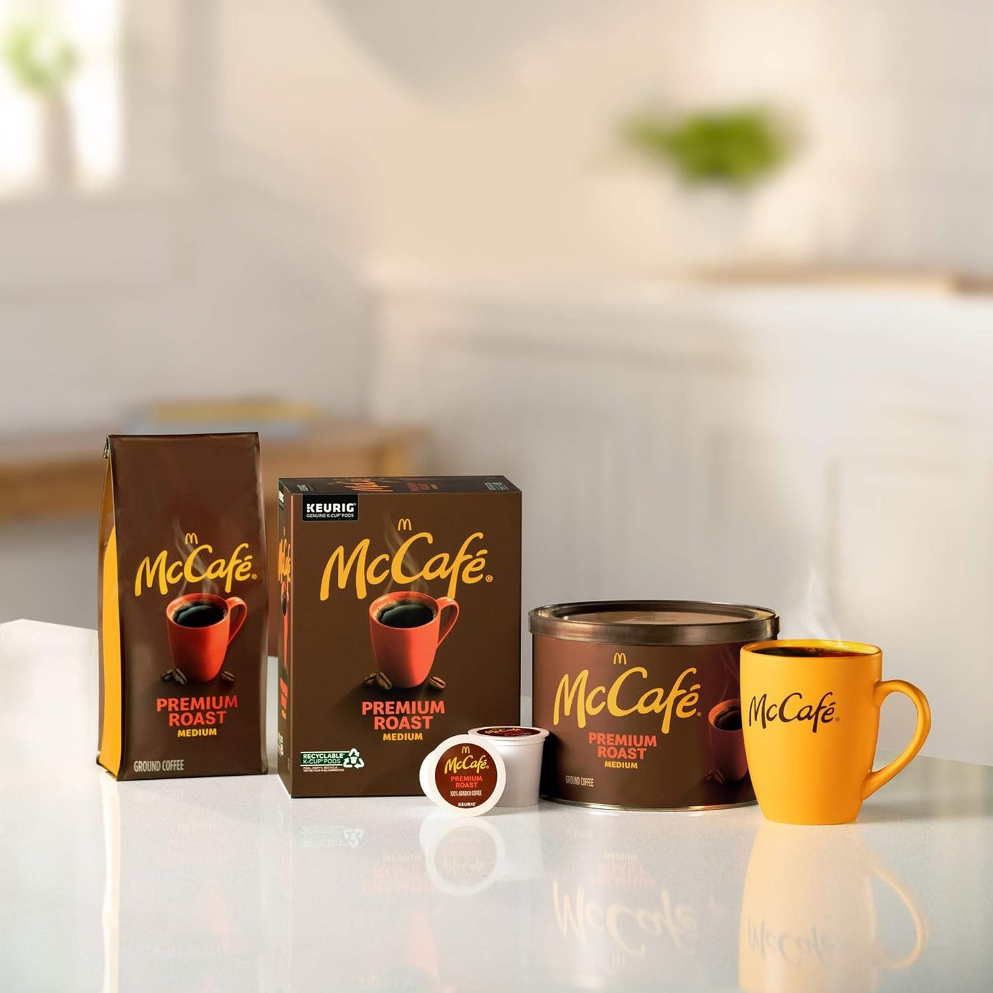 McCafé Premium Roast Coffee Pods – Holiday Gift for Coffee Lovers, 48 Count Keurig Compatible K-Cups for Mom and Dad