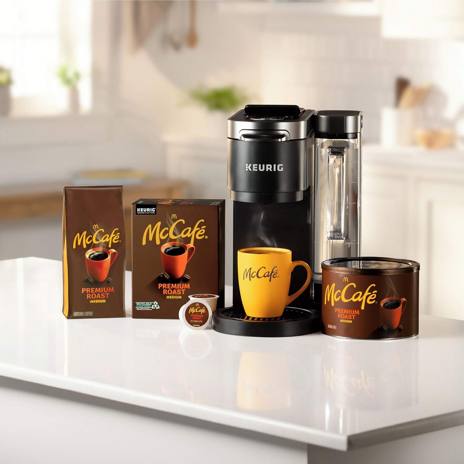 McCafe Premium Roast K-Cup Pods – Keurig Office Coffee Pods for the Personal Desk Brew