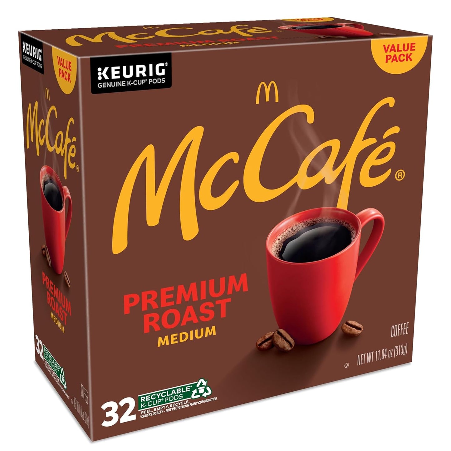 McCafe Premium Roast K-Cup Pods – Keurig Office Coffee Pods for the Personal Desk Brew