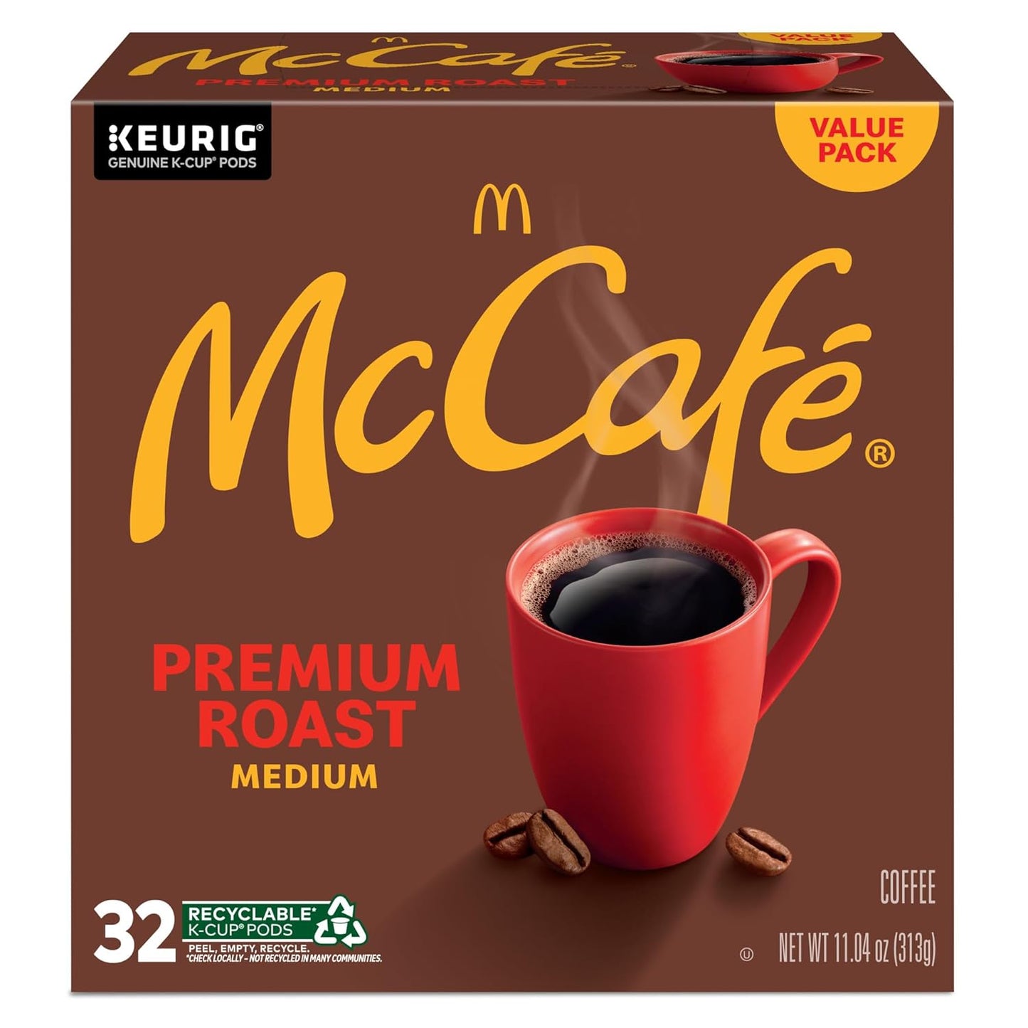 McCafe Premium Roast K-Cup Pods – Keurig Office Coffee Pods for the Personal Desk Brew