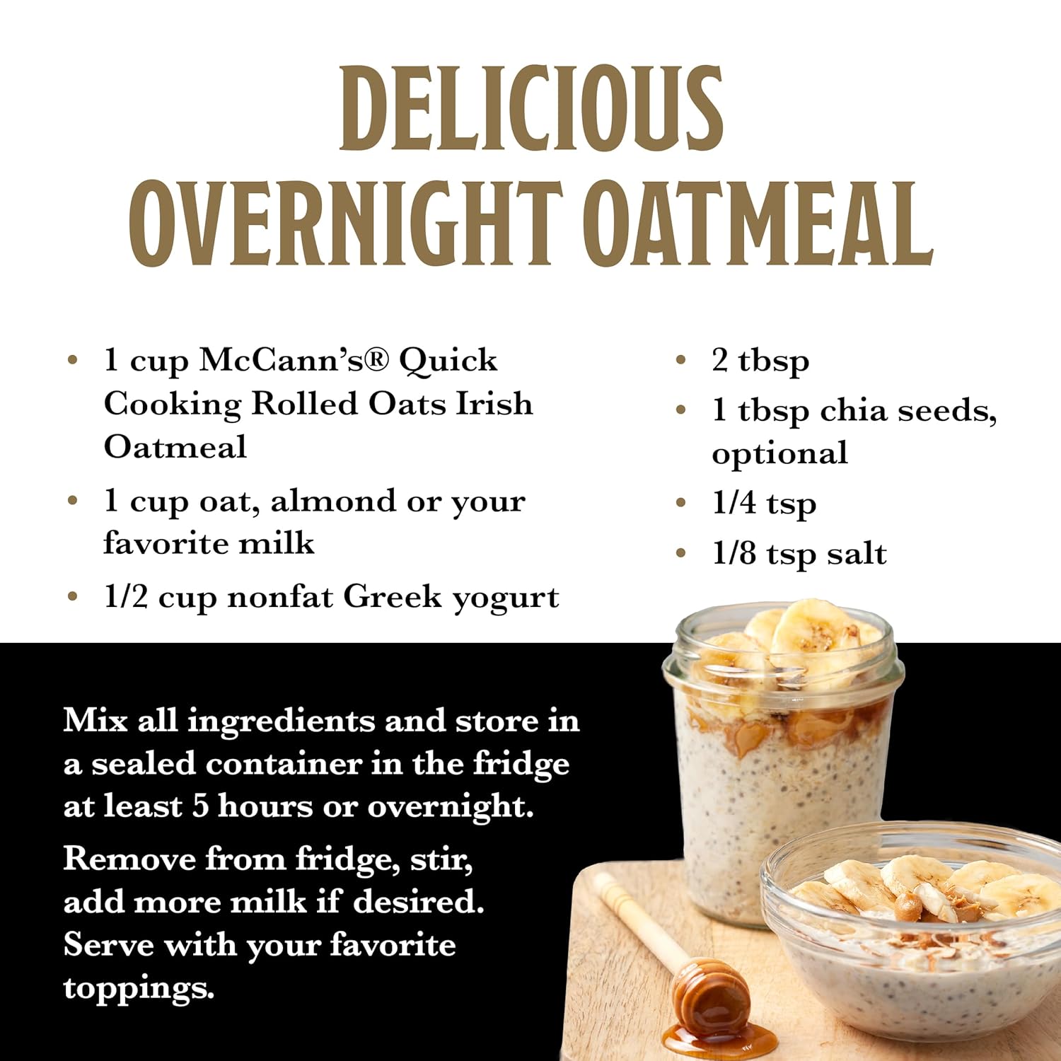 McCann's Steel Cut Style Oats Low Glycemic Pantry Staple for Sodium-Free Morning Wellness Routine, 16 oz