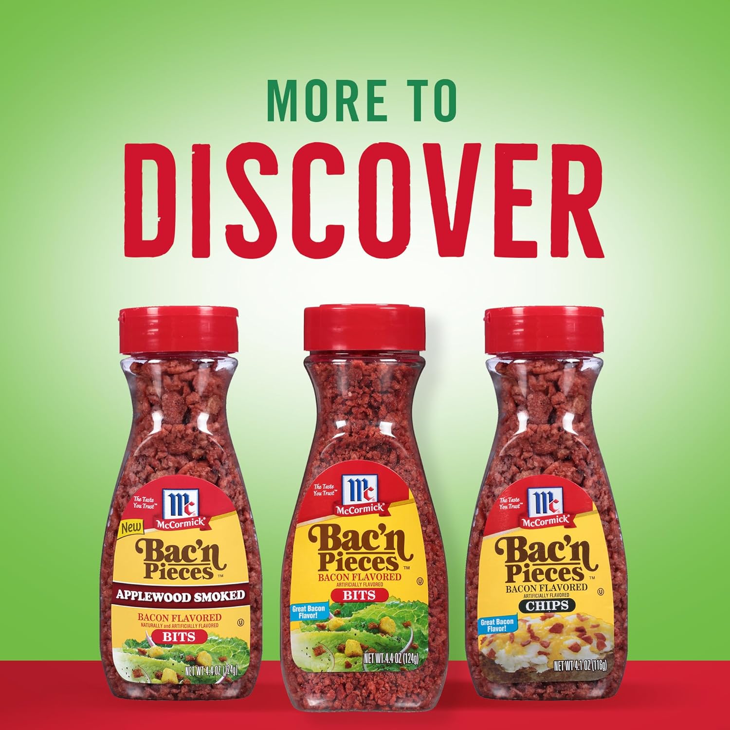 McCormick Bac'n Pieces Bacon Flavored Bits for Housewarming and New Home Cooks, 4.4 oz