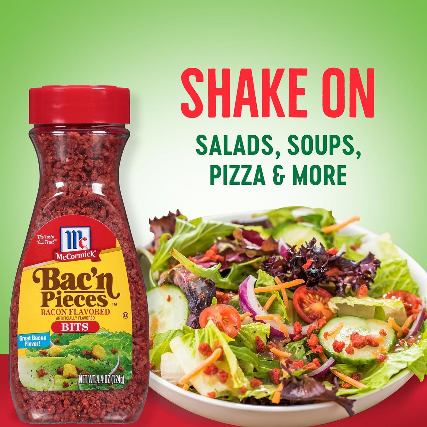McCormick Bac'n Pieces Bacon Flavored Bits for Housewarming and New Home Cooks, 4.4 oz