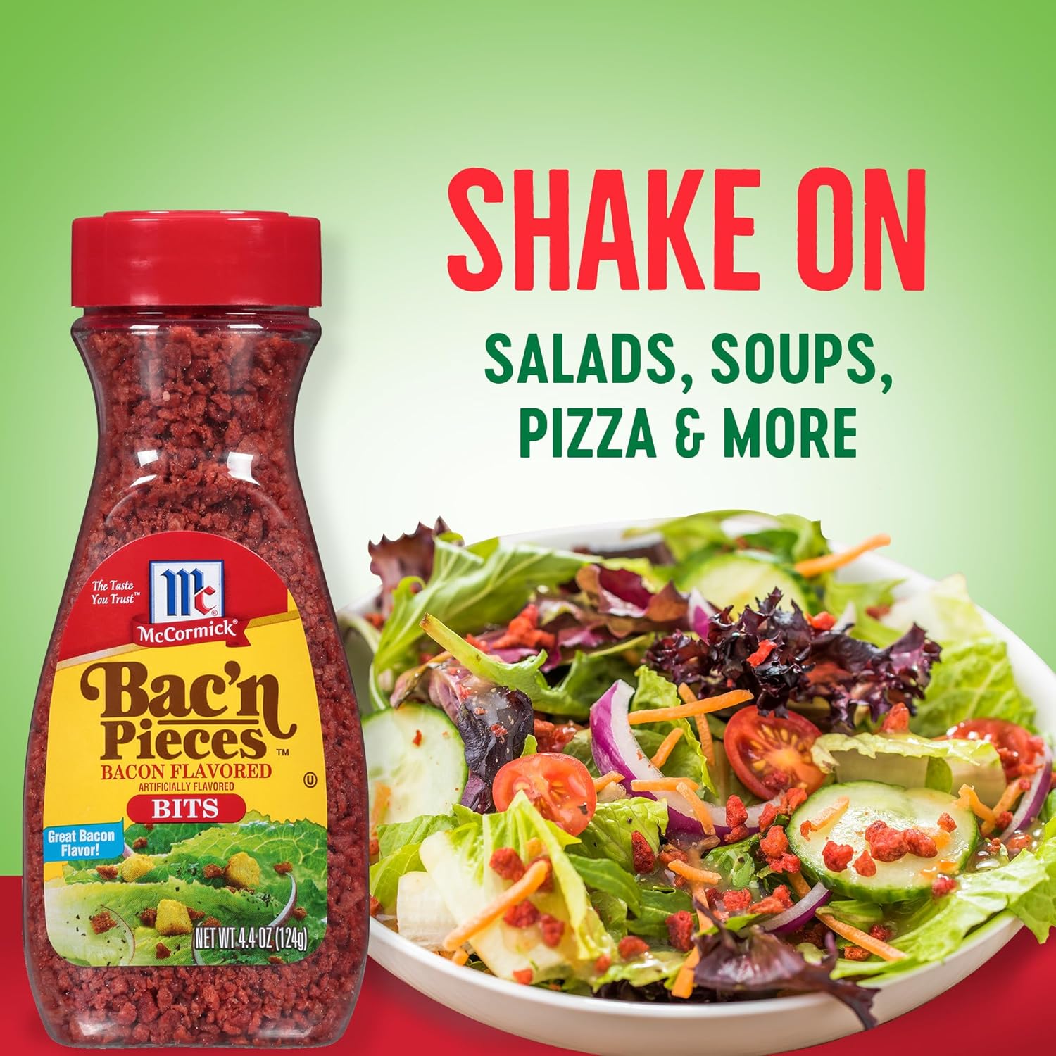 McCormick Bac'n Pieces Bacon Flavored Bits for Housewarming and New Home Cooks, 4.4 oz