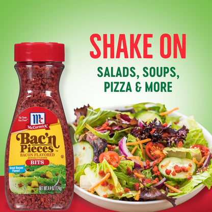 McCormick Bac'n Pieces Bacon Flavored Bits for Housewarming and New Home Cooks, 4.4 oz