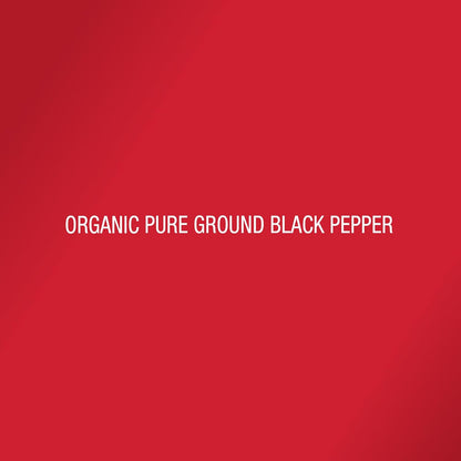 McCormick Black Pepper Organic – Kosher & Vegan Friendly Seasoning for Wholesome Dinner Tables, 12 oz