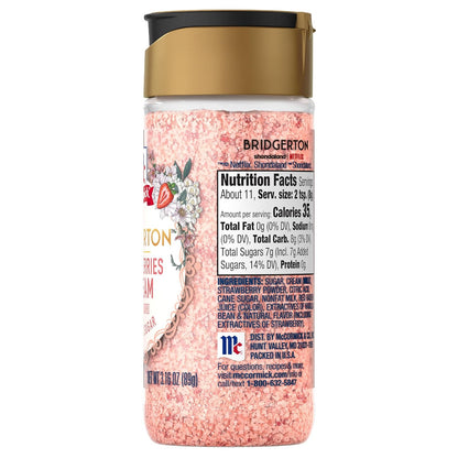 McCormick Bridgerton Finishing Sugar – Picture-Perfect Garden Party Aesthetic for Dessert Stations and Tea Carts