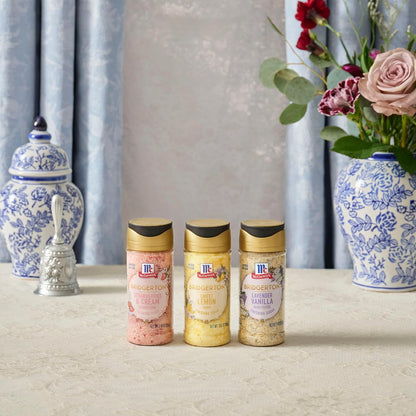 McCormick Bridgerton Finishing Sugar – Picture-Perfect Garden Party Aesthetic for Dessert Stations and Tea Carts