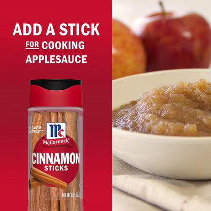 McCormick Cinnamon Sticks – Fragrant Simmer Companion for Yoga Room and Meditation Corners
