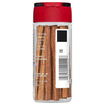 McCormick Cinnamon Sticks – Fragrant Simmer Companion for Yoga Room and Meditation Corners