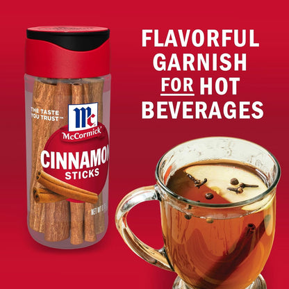 McCormick Cinnamon Sticks – Fragrant Simmer Companion for Yoga Room and Meditation Corners