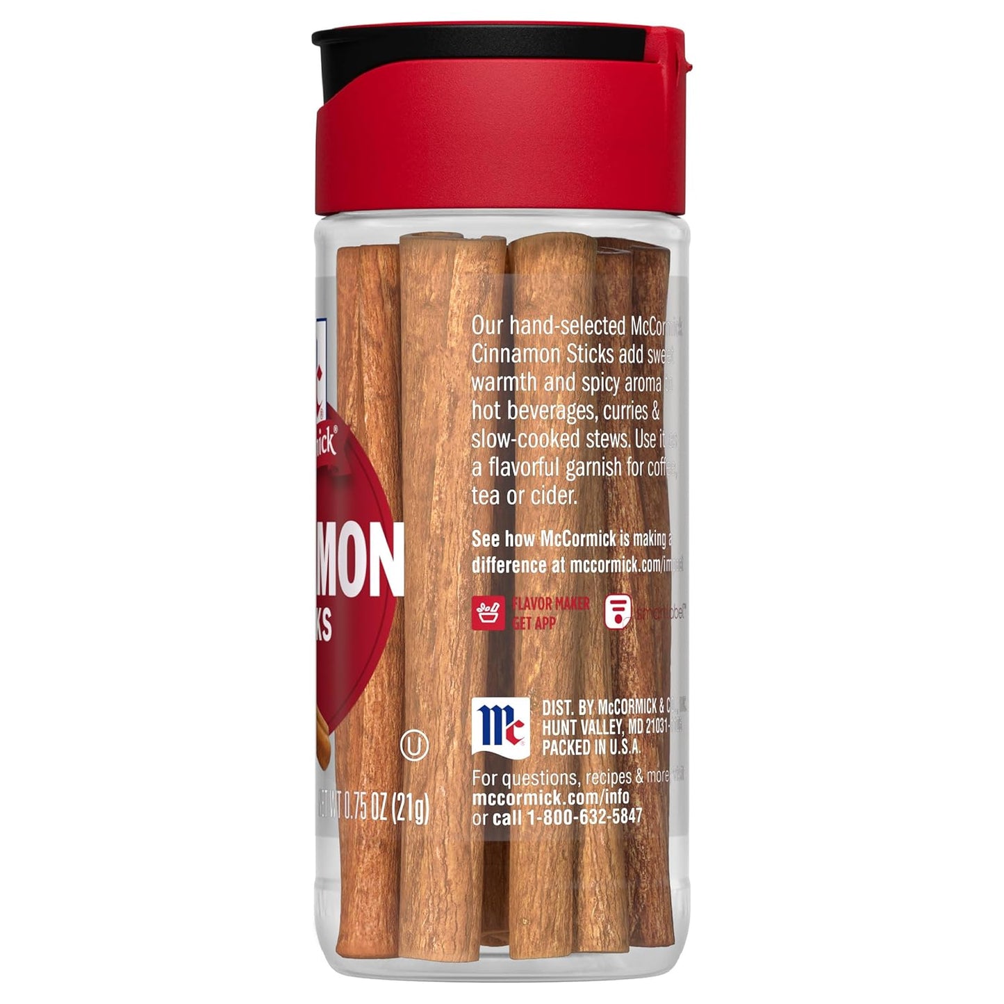McCormick Cinnamon Sticks – Fragrant Simmer Companion for Yoga Room and Meditation Corners