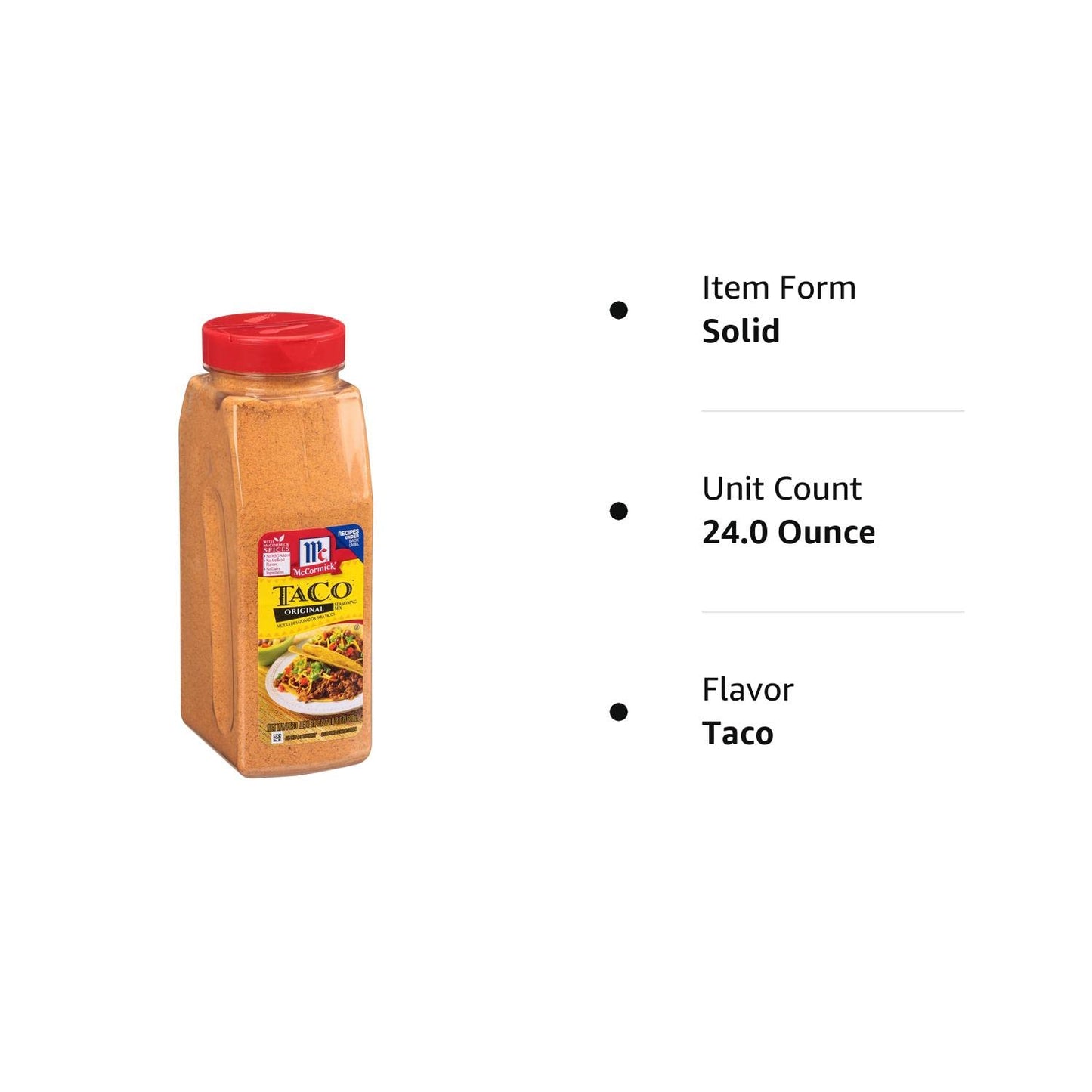 McCormick Culinary Taco Seasoning Mix 24 oz – Wholesome Taco Seasoning for Health-Conscious Meal Prep and Balanced Menus