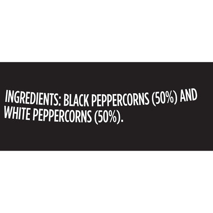 McCormick Dual Peppercorn Adjustable Mill – Two-in-One Seasoning That Replaces Two Bottles on the Shelf