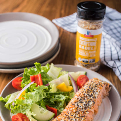 McCormick Everything Bagel All Purpose Seasoning – All in One Shaker Blend for Less is More Cooking, 4.8 oz
