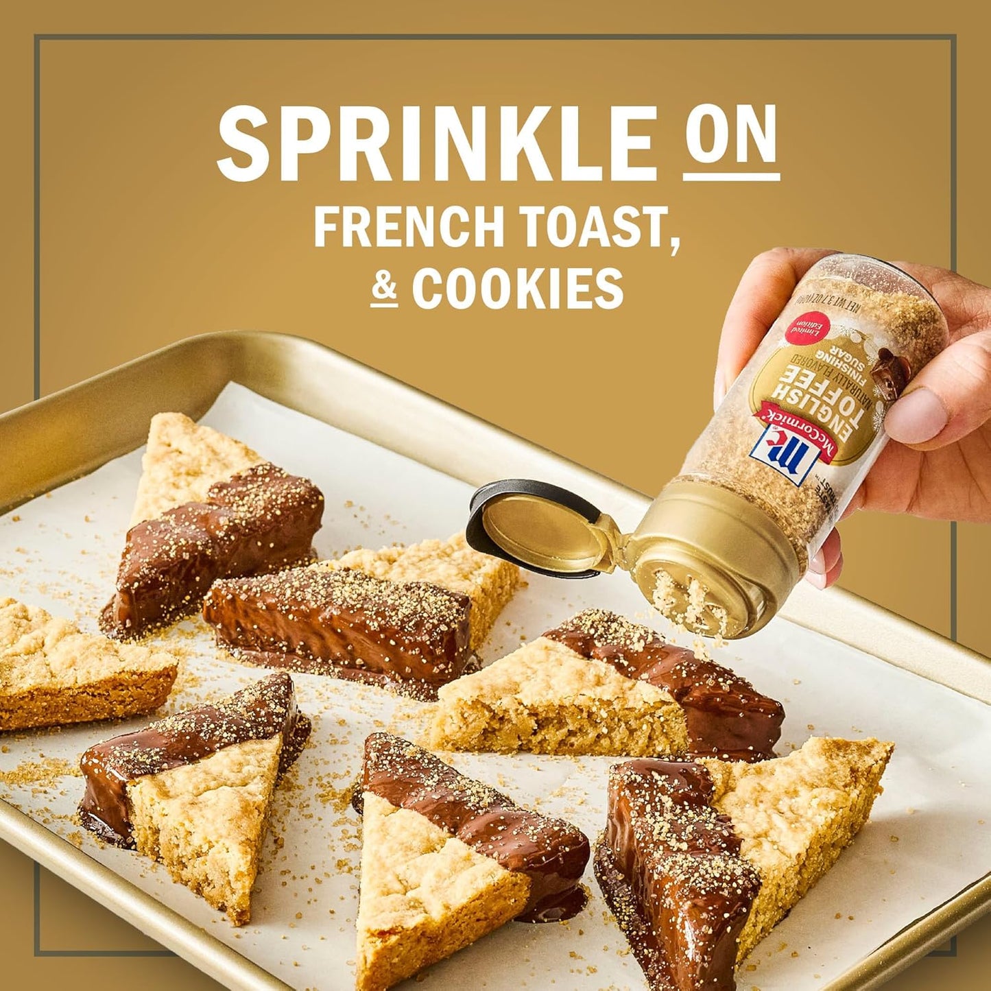 McCormick Finishing Sugar – Festive Bar Cart Styling Piece, Garnish & Rim Salt for Seasonal Drinks