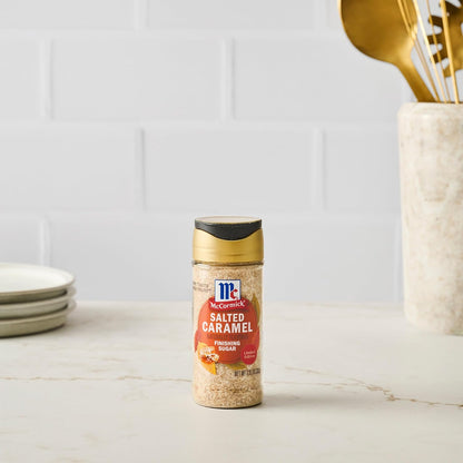 McCormick Finishing Sugar, Salted Caramel Artisan Collection – Luxury Baking Garnish for High-End Entertaining and Cakes