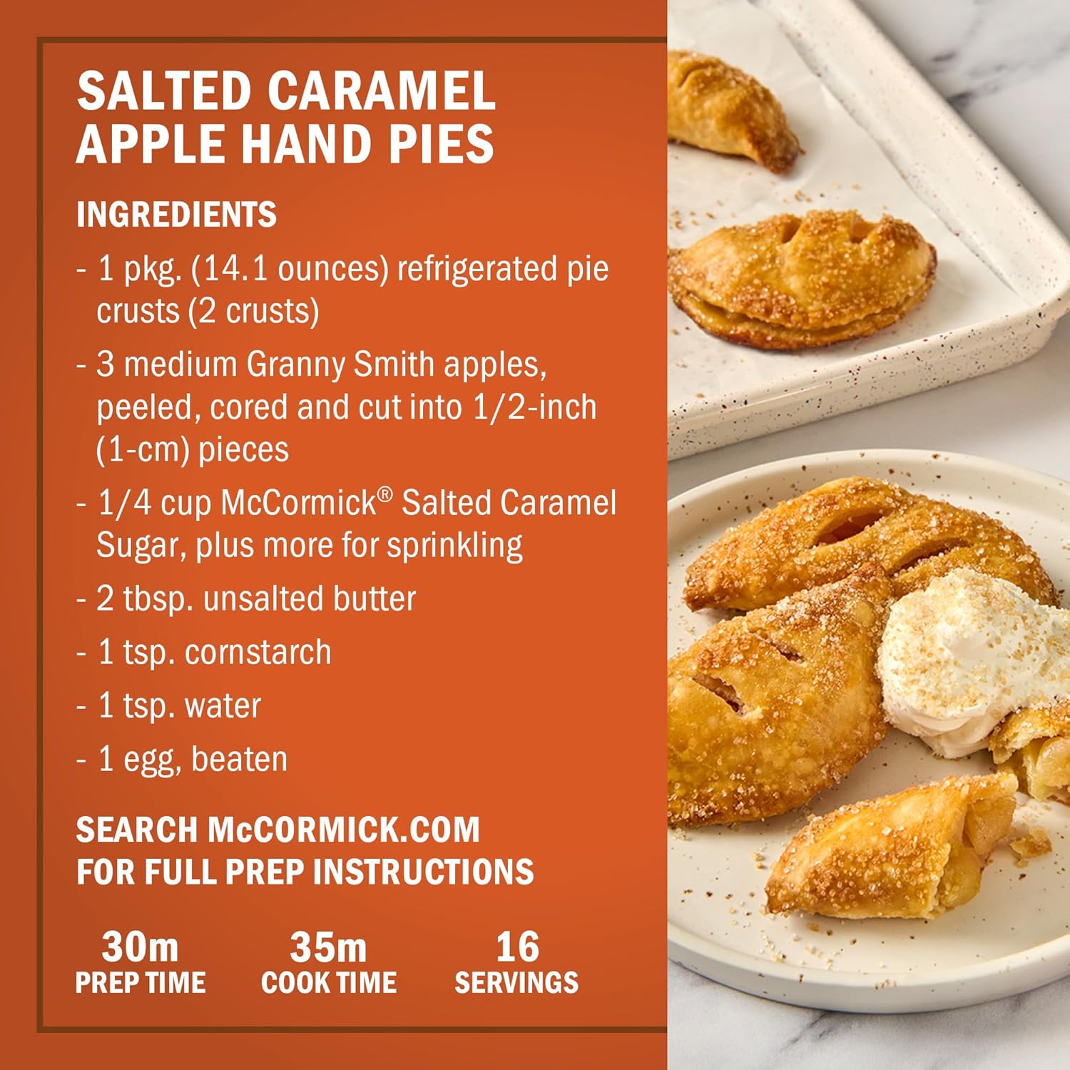 McCormick Finishing Sugar, Salted Caramel Artisan Collection – Luxury Baking Garnish for High-End Entertaining and Cakes