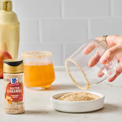 McCormick Finishing Sugar, Salted Caramel Artisan Collection – Luxury Baking Garnish for High-End Entertaining and Cakes
