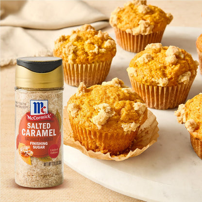 McCormick Finishing Sugar, Salted Caramel Artisan Collection – Luxury Baking Garnish for High-End Entertaining and Cakes