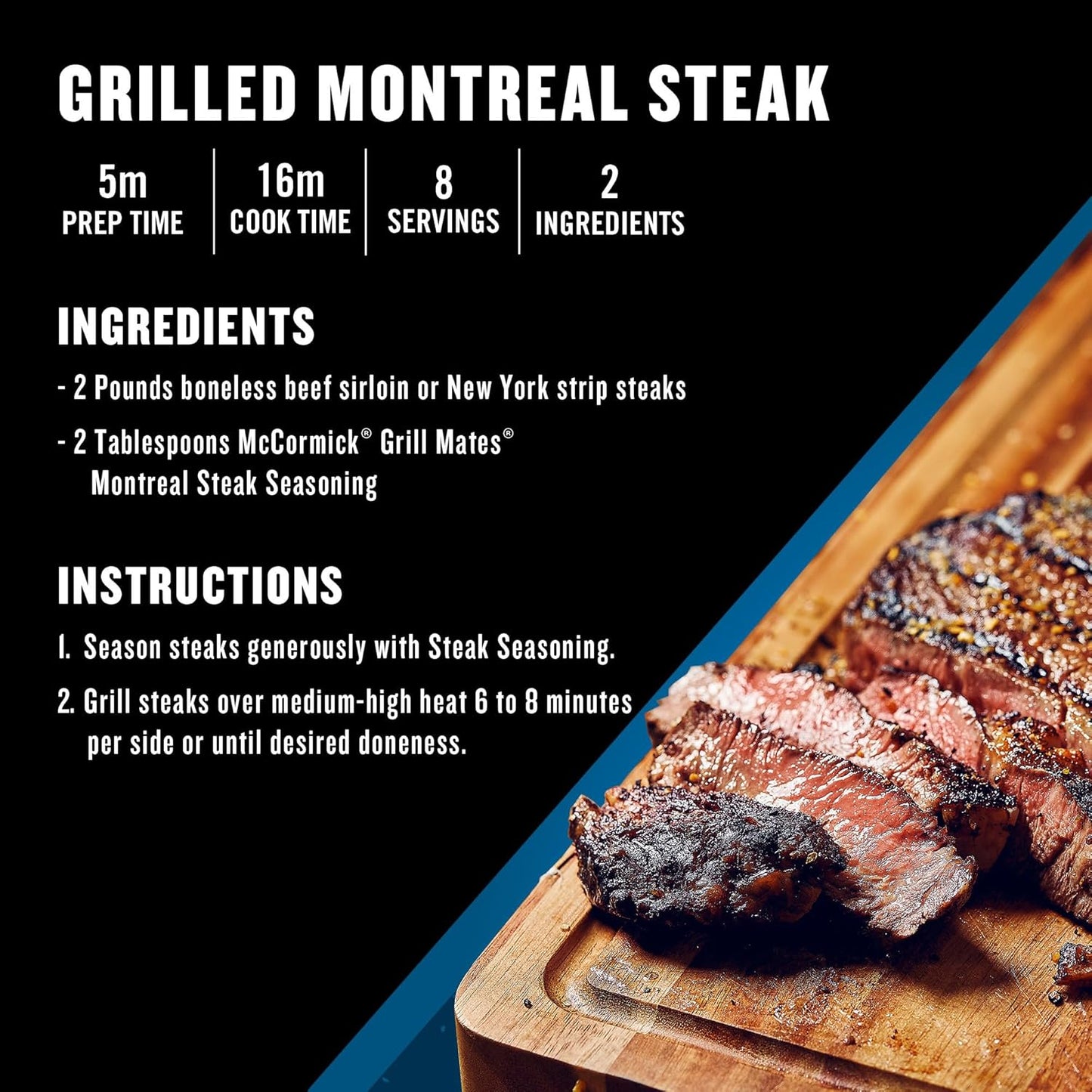 McCormick Grill Mates Montreal Steak Seasoning – Thoughtful Birthday Gift for a Friend's Patio Kitchen