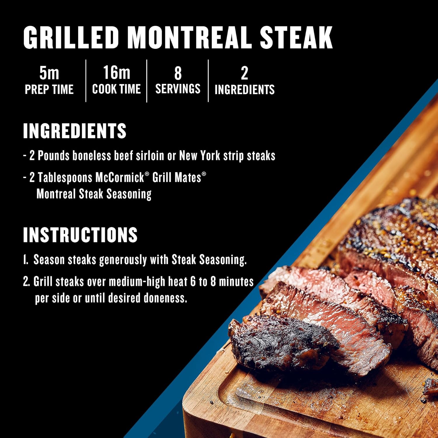 McCormick Grill Mates Montreal Steak Seasoning – Thoughtful Birthday Gift for a Friend's Patio Kitchen