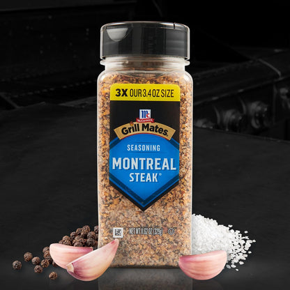 McCormick Grill Mates Montreal Steak Seasoning – Thoughtful Birthday Gift for a Friend's Patio Kitchen