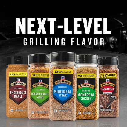 McCormick Grill Mates Montreal Steak Seasoning – Thoughtful Birthday Gift for a Friend's Patio Kitchen