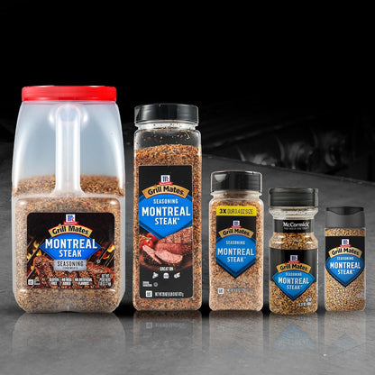 McCormick Grill Mates Montreal Steak Seasoning – Thoughtful Birthday Gift for a Friend's Patio Kitchen