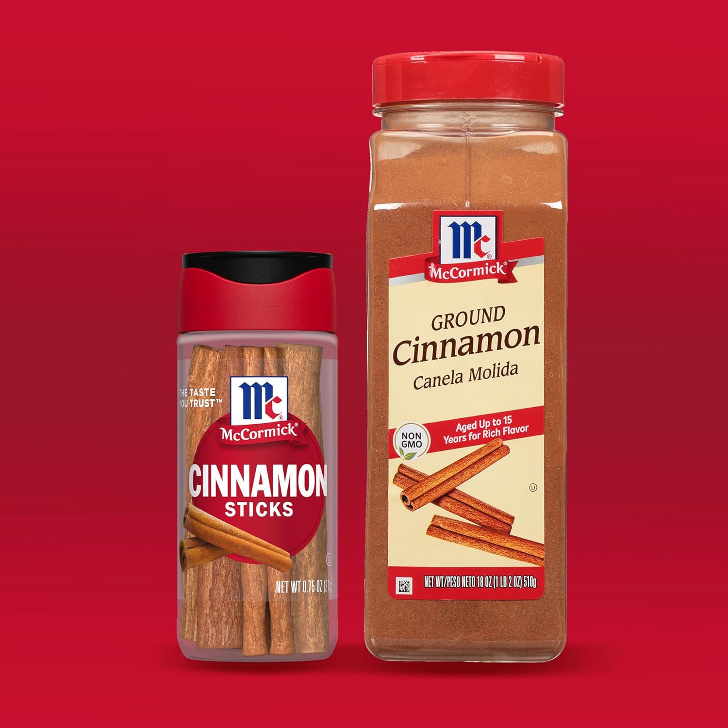 McCormick Ground Cinnamon, 18 oz – Clean-Ingredient Pantry Staple for Busy Family Kitchens