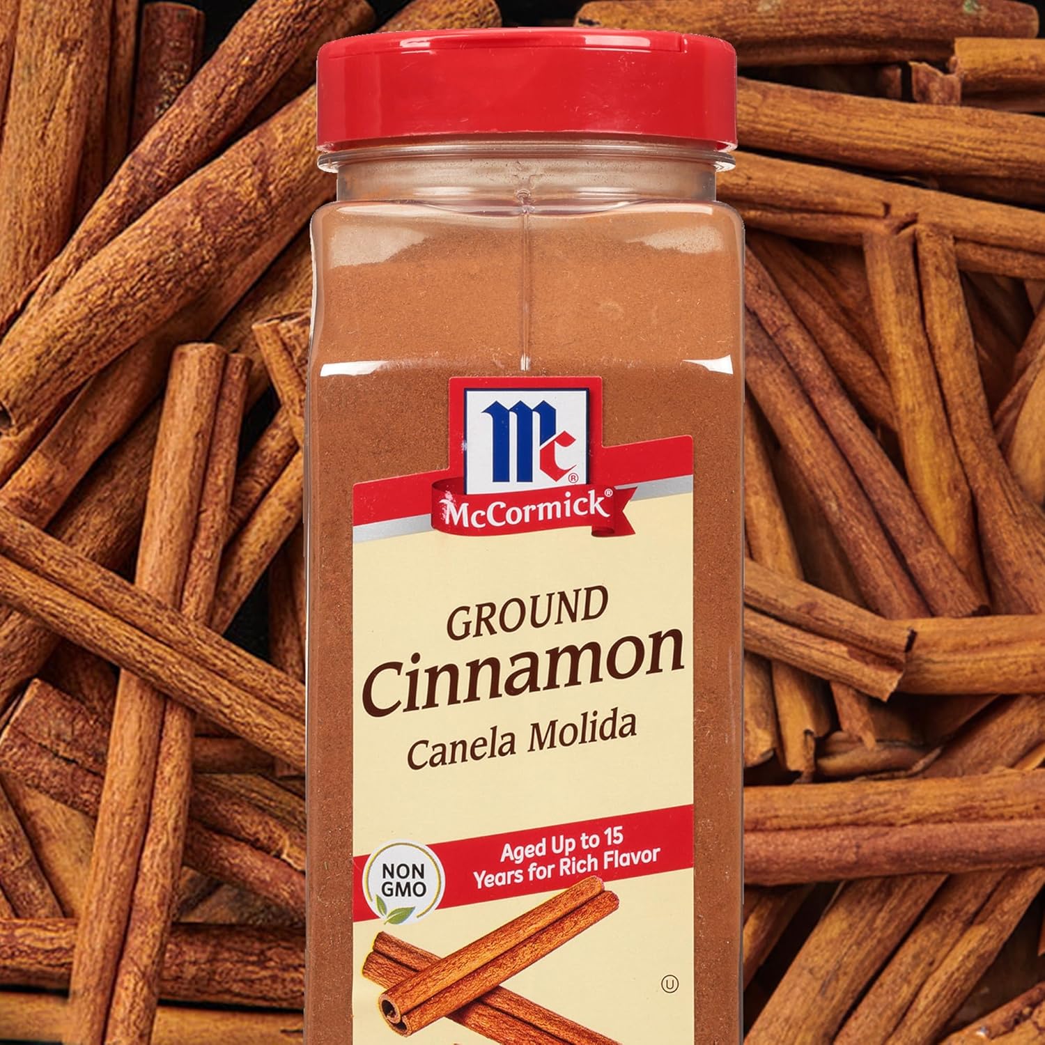 McCormick Ground Cinnamon, 18 oz – Clean-Ingredient Pantry Staple for Busy Family Kitchens