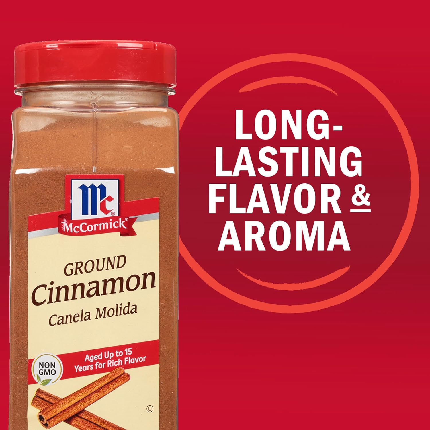 McCormick Ground Cinnamon, 18 oz – Clean-Ingredient Pantry Staple for Busy Family Kitchens
