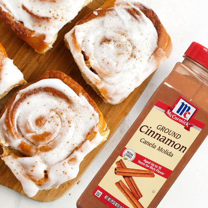 McCormick Ground Cinnamon, 18 oz – Clean-Ingredient Pantry Staple for Busy Family Kitchens