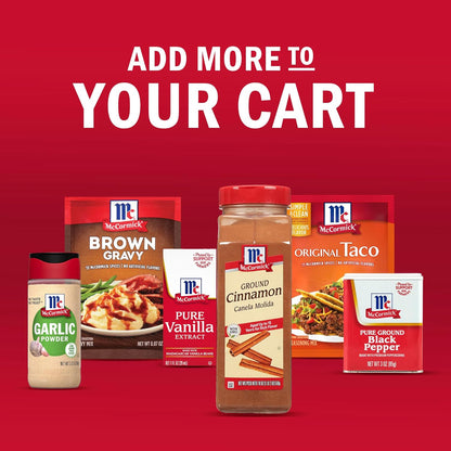 McCormick Ground Cinnamon, 18 oz – Clean-Ingredient Pantry Staple for Busy Family Kitchens