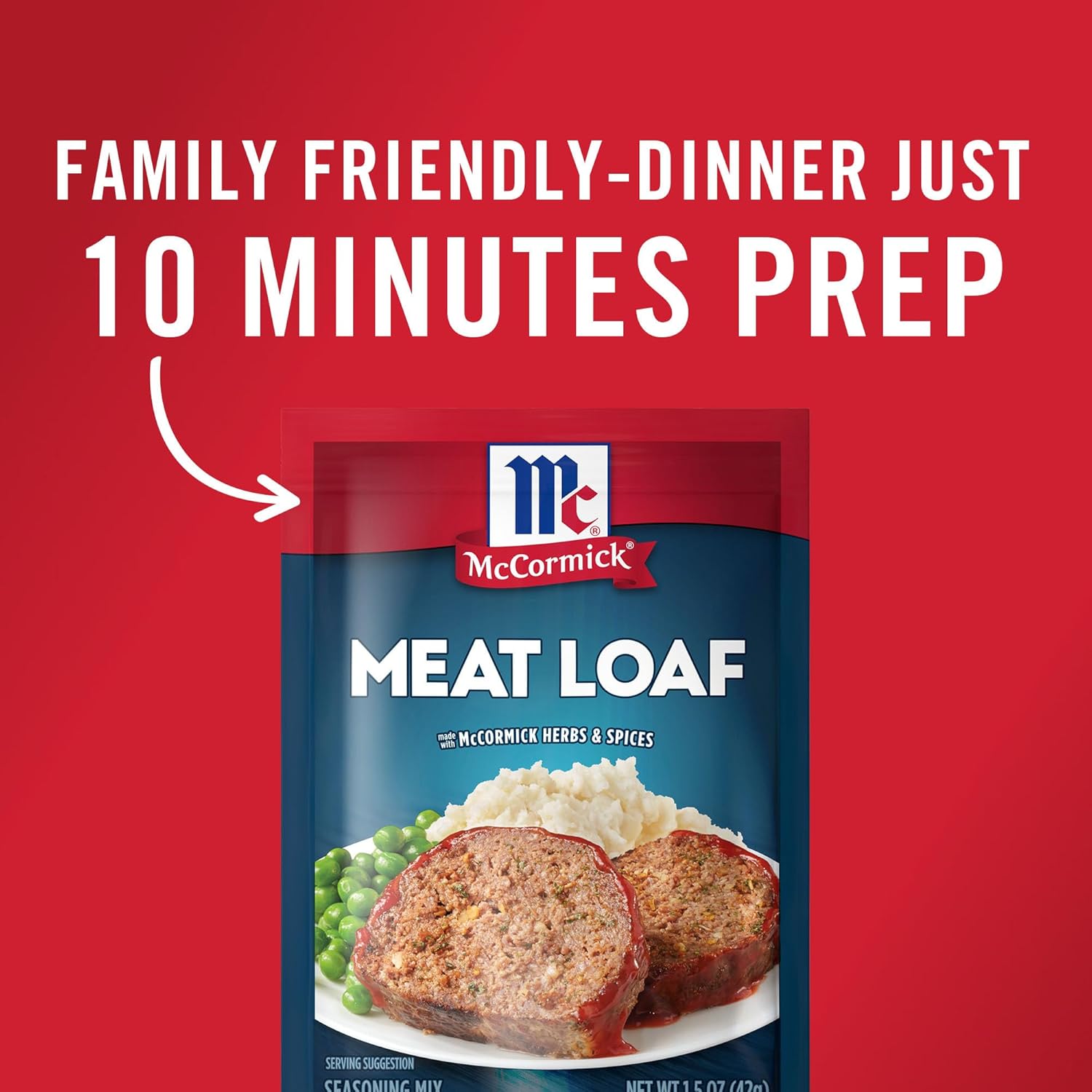 McCormick Meat Loaf Seasoning Mix – Easy Comfort Food Mix Kids and Parents Can Cook Together