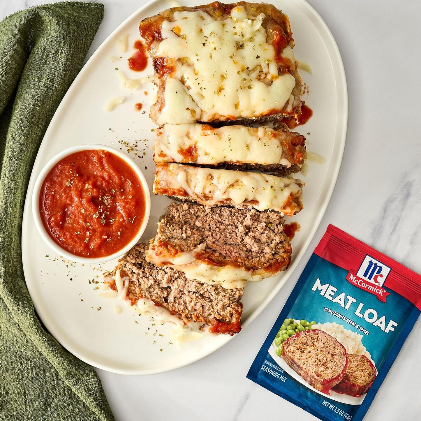 McCormick Meat Loaf Seasoning Mix – Easy Comfort Food Mix Kids and Parents Can Cook Together
