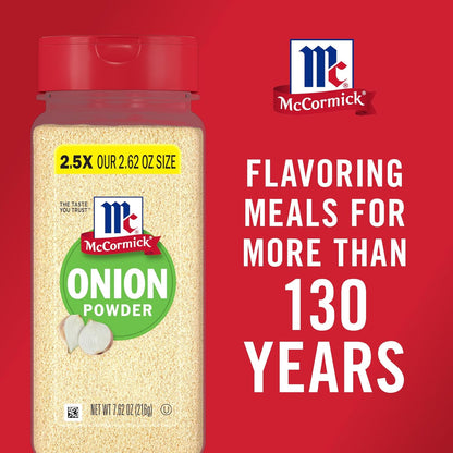 McCormick Onion Powder 7.62 oz – Salt Substitute for Wellness-Focused Kitchens