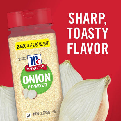 McCormick Onion Powder 7.62 oz – Salt Substitute for Wellness-Focused Kitchens