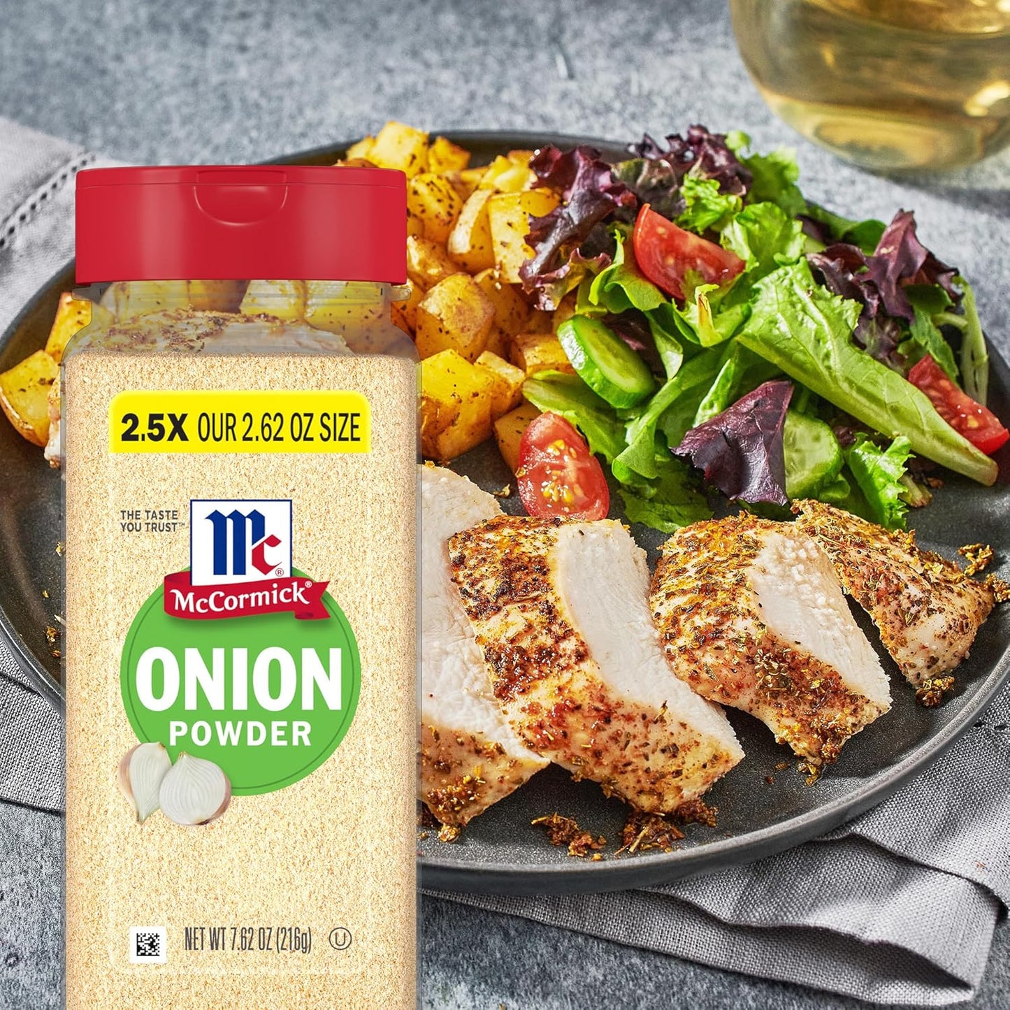 McCormick Onion Powder 7.62 oz – Salt Substitute for Wellness-Focused Kitchens