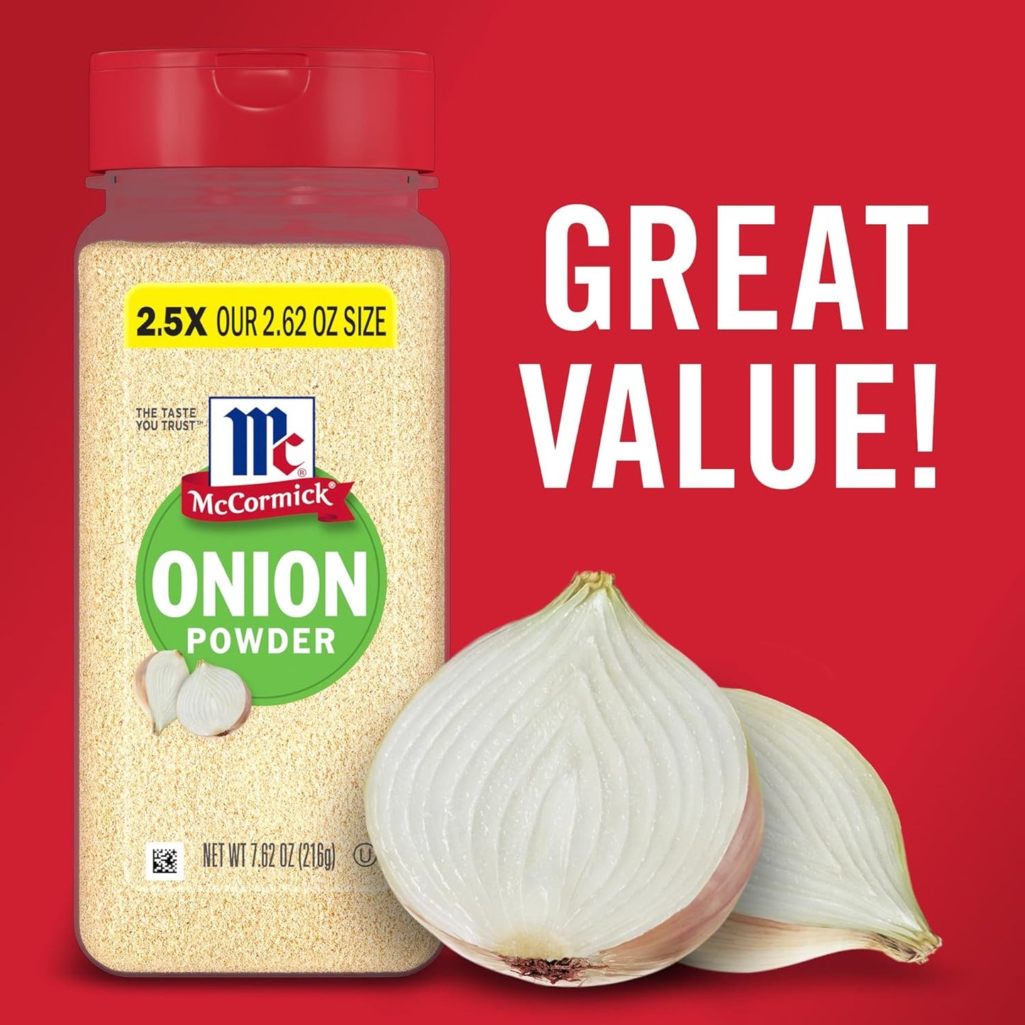 McCormick Onion Powder 7.62 oz – Salt Substitute for Wellness-Focused Kitchens