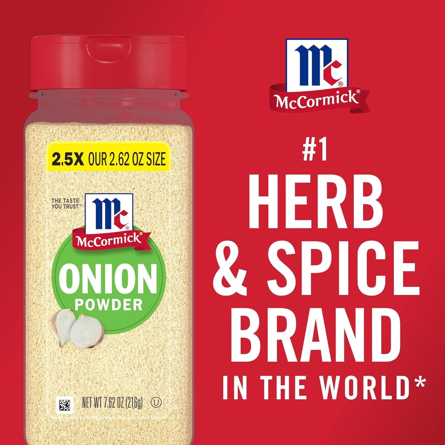 McCormick Onion Powder 7.62 oz – Salt Substitute for Wellness-Focused Kitchens