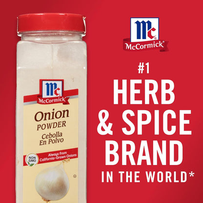 McCormick Onion Powder 7.62 oz – Weeknight Dinner Prep Spice for Busy Home Cooks
