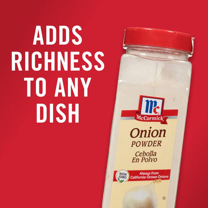 McCormick Onion Powder 7.62 oz – Weeknight Dinner Prep Spice for Busy Home Cooks