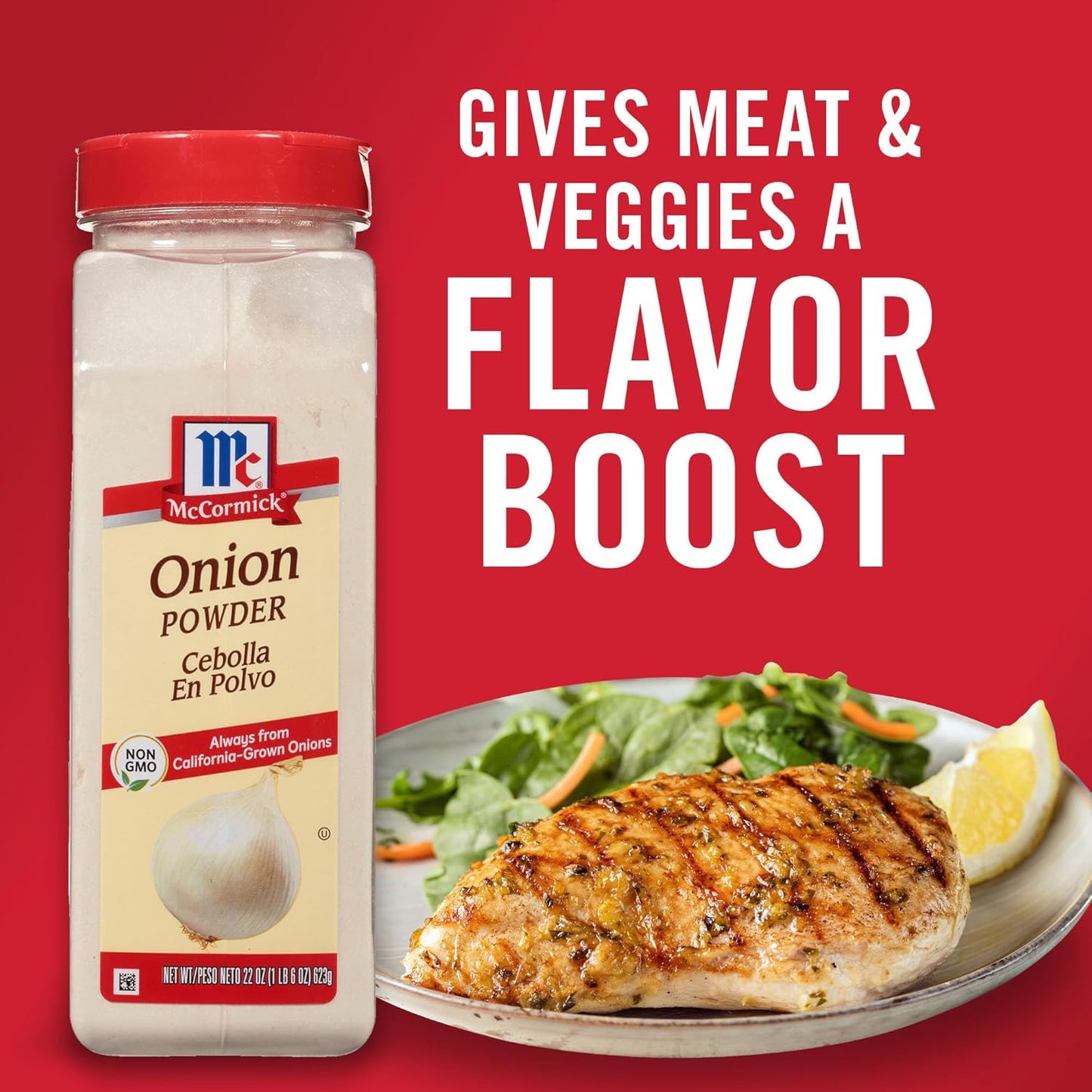 McCormick Onion Powder 7.62 oz – Weeknight Dinner Prep Spice for Busy Home Cooks