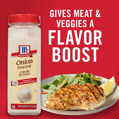 McCormick Onion Powder 7.62 oz – Weeknight Dinner Prep Spice for Busy Home Cooks