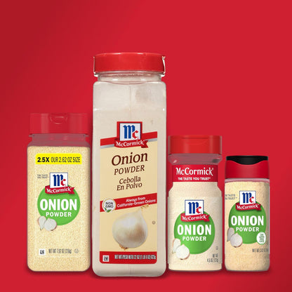 McCormick Onion Powder 7.62 oz – Weeknight Dinner Prep Spice for Busy Home Cooks