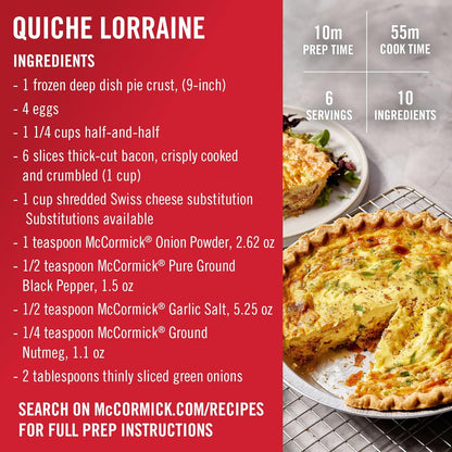 McCormick Onion Powder 7.62 oz – Weeknight Dinner Prep Spice for Busy Home Cooks
