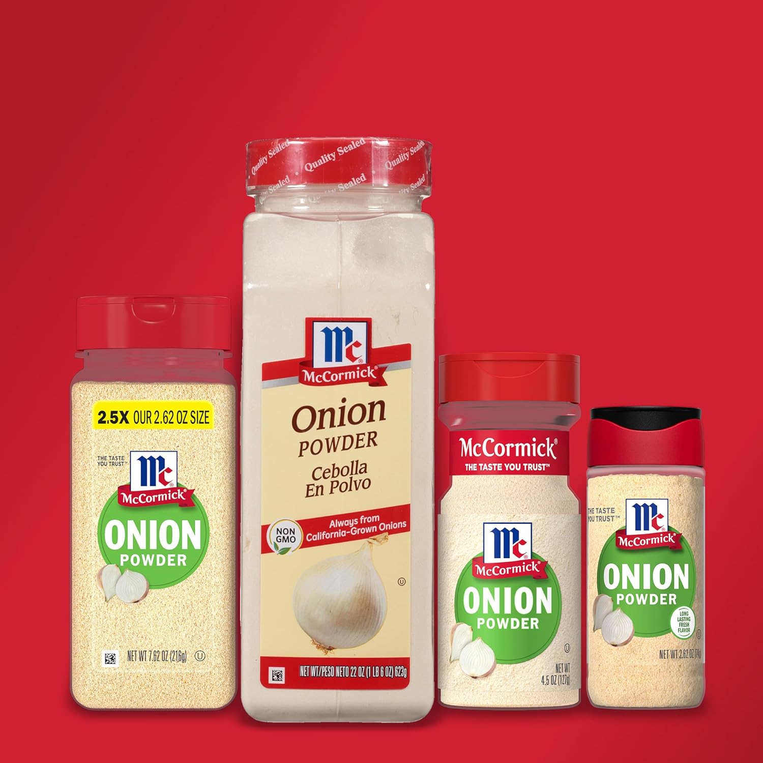 McCormick Onion Powder – Single-Ingredient Kosher Spice for Healthy Meal Prep